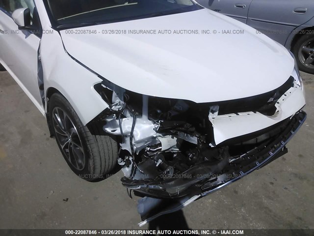 4T1BK1EB1GU218658 - 2016 TOYOTA AVALON XLE PLUS/PREMIUM/TOUR/LTD WHITE photo 6