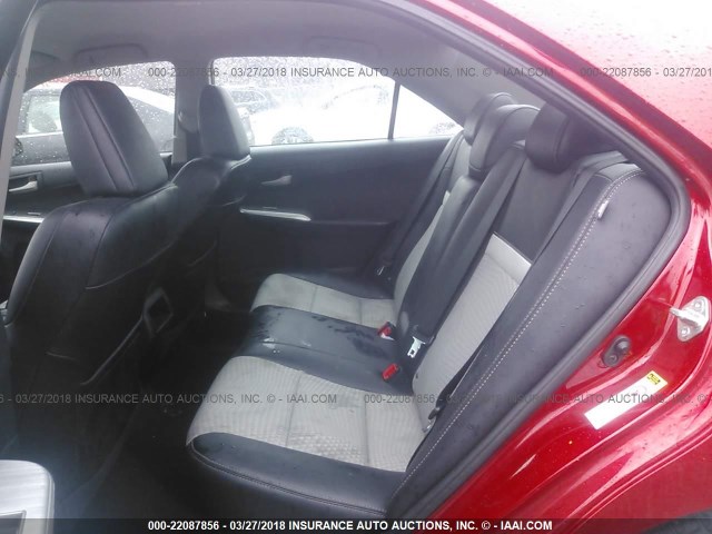 4T1BF1FK0CU609541 - 2012 TOYOTA CAMRY SE/LE/XLE Қызыл фото 8