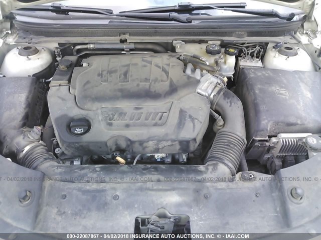 1G1ZE5E72BF392709 - 2011 CHEVROLET MALIBU LTZ WHITE photo 10