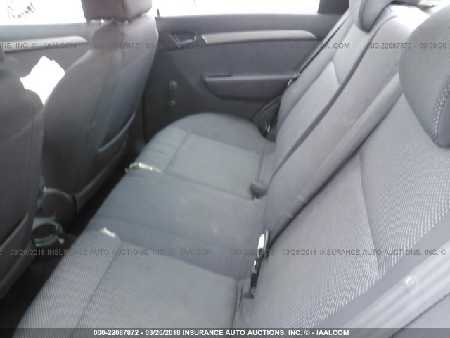 KL1TD56E49B662741 - 2009 CHEVROLET AVEO LS/LT 银色 照片 8