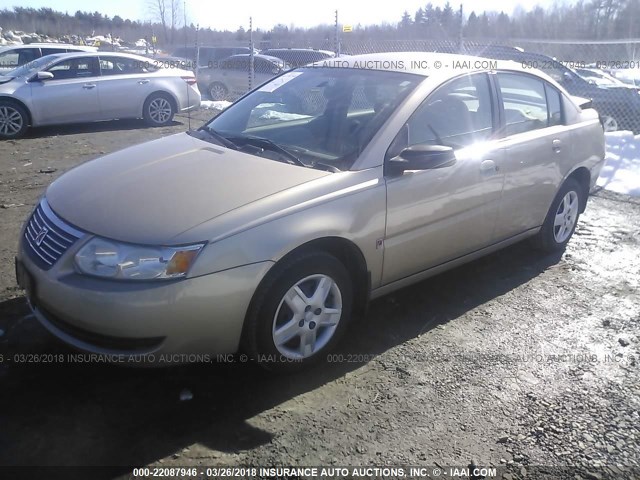 1G8AJ55F96Z160551 - 2006 SATURN ION LEVEL 2 Qızıl foto 2