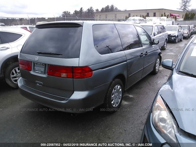 2HKRL18591H607846 - 2001 HONDA ODYSSEY LX GRAY photo 4