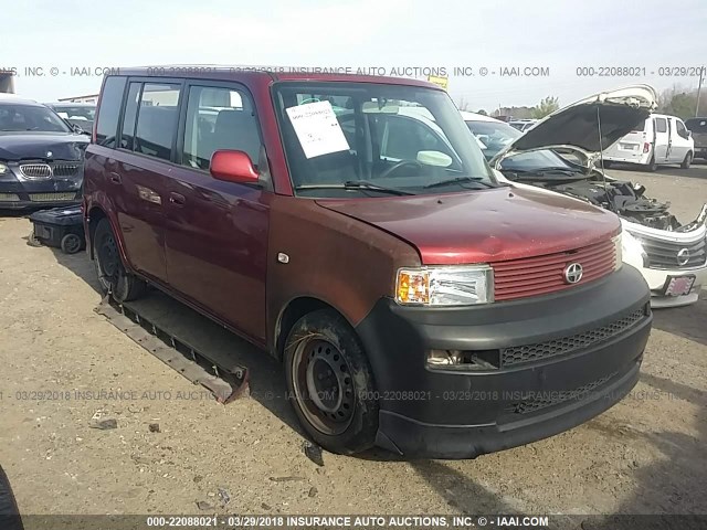JTLKT324564106385 - 2006 TOYOTA SCION XB მუქწითელი ფოტო 1