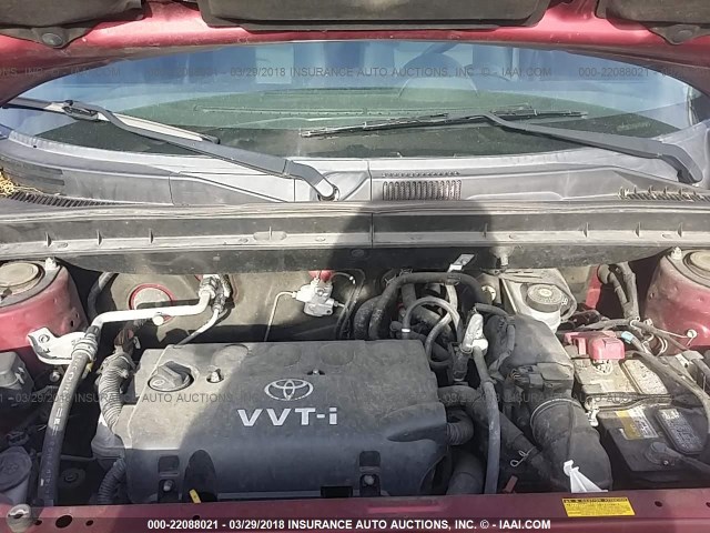 JTLKT324564106385 - 2006 TOYOTA SCION XB მუქწითელი ფოტო 10
