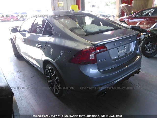 YV126MFL7H2432062 - 2017 VOLVO S60 GRAY photo 3