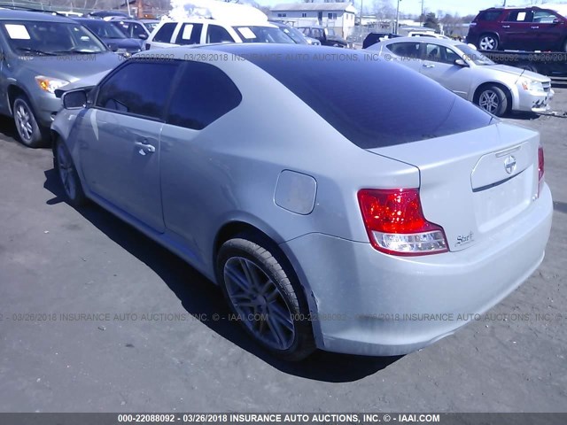 JTKJF5C78B3011248 - 2011 TOYOTA SCION TC 灰色 照片 3