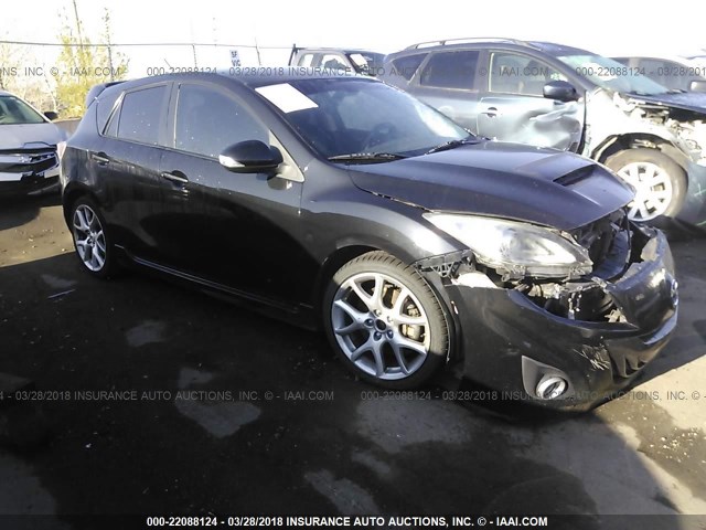 JM1BL1K34B1485088 - 2011 MAZDA SPEED 3 BLACK photo 1