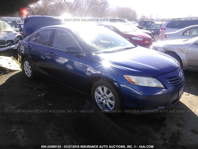 4T4BE46K79R074212 - 2009 TOYOTA CAMRY SE/LE/XLE BLUE photo 1