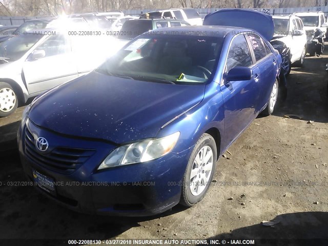 4T4BE46K79R074212 - 2009 TOYOTA CAMRY SE/LE/XLE BLUE photo 2