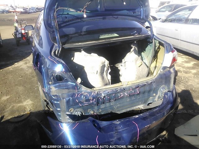 4T4BE46K79R074212 - 2009 TOYOTA CAMRY SE/LE/XLE BLUE photo 6