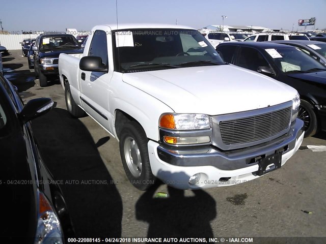 1GTEC14V54Z182692 - 2004 GMC NEW SIERRA C1500 WHITE photo 1