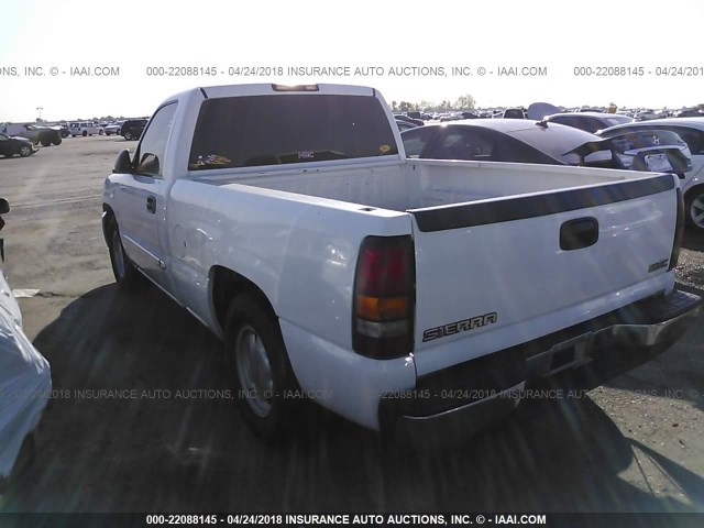 1GTEC14V54Z182692 - 2004 GMC NEW SIERRA C1500 WHITE photo 3