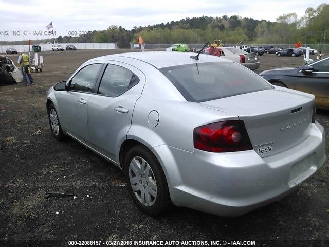 1B3BD4FB1BN616536 - 2011 DODGE AVENGER EXPRESS 银色 照片 3