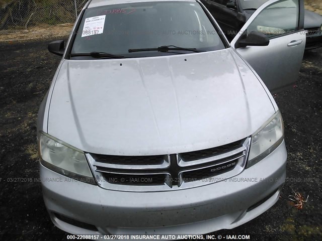 1B3BD4FB1BN616536 - 2011 DODGE AVENGER EXPRESS 银色 照片 6