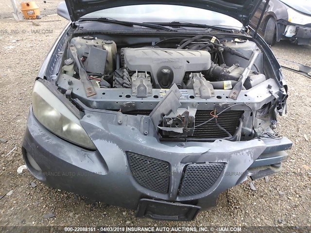 2G2WP552761218953 - 2006 PONTIAC GRAND PRIX GRAY photo 10