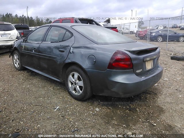 2G2WP552761218953 - 2006 PONTIAC GRAND PRIX GRAY photo 3