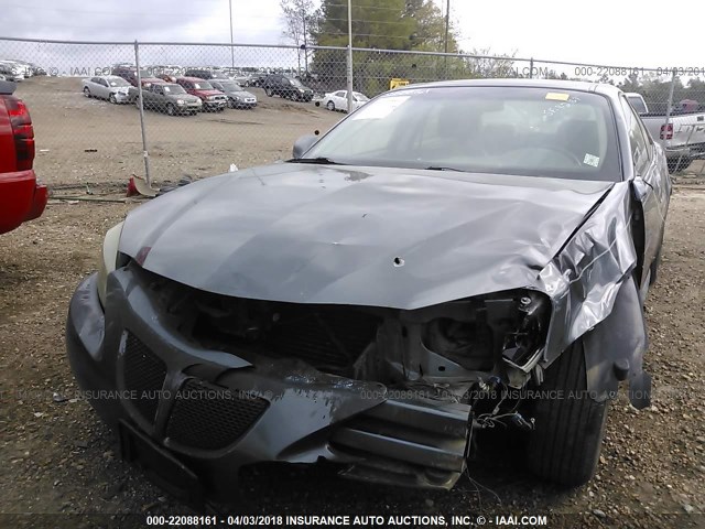 2G2WP552761218953 - 2006 PONTIAC GRAND PRIX GRAY photo 6
