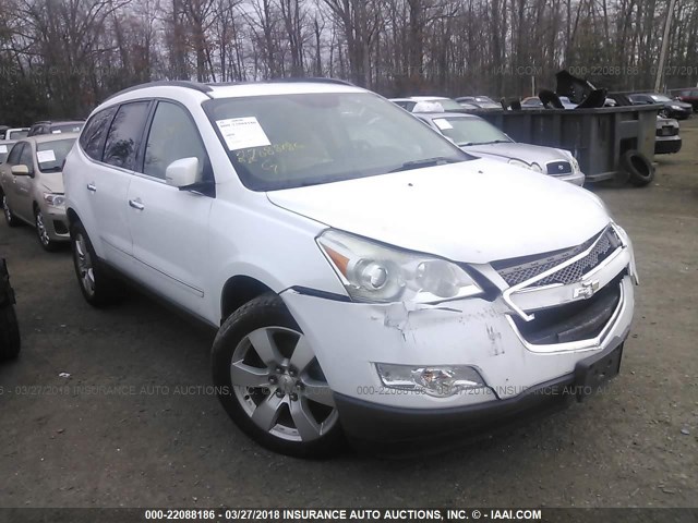 1GNEV33D39S107706 - 2009 CHEVROLET TRAVERSE LTZ WHITE photo 1