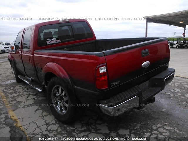 1FT7W2BT1CEB18923 - 2012 FORD F250 SUPER DUTY RED photo 3