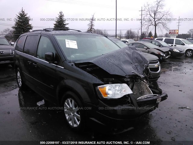 2A8HR54P98R821234 - 2008 CHRYSLER TOWN & COUNTRY TOURING BLACK photo 1