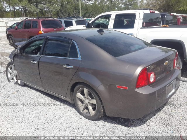 1G1ZC5EU1CF278522 - 2012 CHEVROLET MALIBU 1LT TAN photo 3