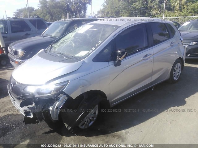 JHMGK5H55GX036210 - 2016 HONDA FIT LX فضي صورة 2