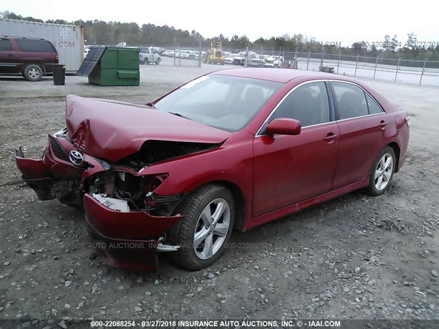 4T1BF3EK4AU503622 - 2010 TOYOTA CAMRY SE/LE/XLE MAROON photo 2