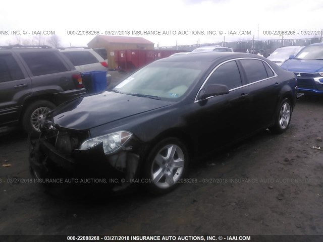 1G1ZB5E12BF368141 - 2011 CHEVROLET MALIBU LS 黑色 照片 2