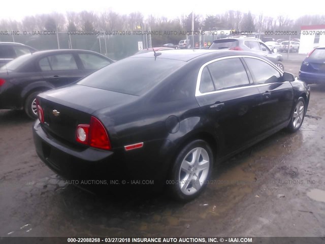 1G1ZB5E12BF368141 - 2011 CHEVROLET MALIBU LS 黑色 照片 4