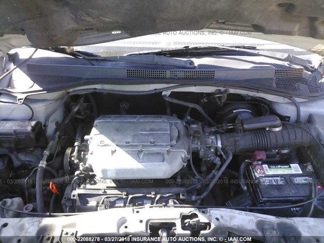 5FNRL18033B120132 - 2003 HONDA ODYSSEY EXL ვერცხლისფერი ფოტო 10