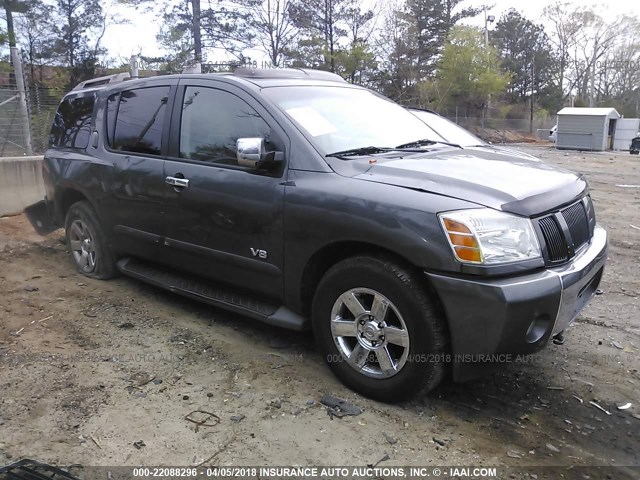 5N1AA08C27N717282 - 2007 NISSAN ARMADA SE/LE GRAY photo 1