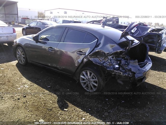 3MZBN1W36HM134406 - 2017 MAZDA 3 GRAND TOURING GRAY photo 3