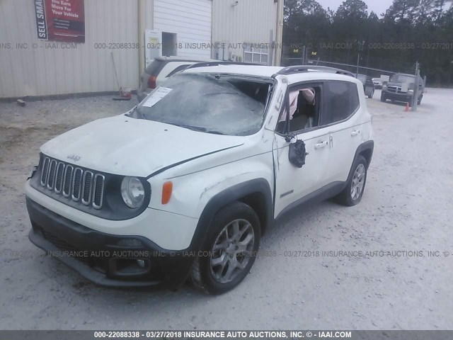 ZACCJABB9HPF52830 - 2017 JEEP RENEGADE LATITUDE WHITE photo 6