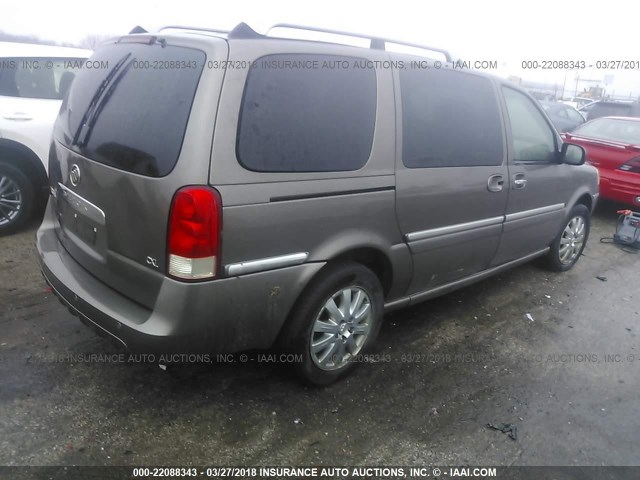 5GADV33L55D186887 - 2005 BUICK TERRAZA CXL BROWN photo 4