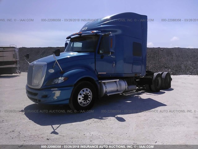 2HSCUAPRX9C124625 - 2009 INTERNATIONAL PROSTAR PREMIUM  BLUE photo 2