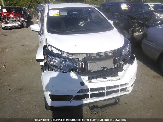 3N1CE2CPXHL355424 - 2017 NISSAN VERSA NOTE S/S PLUS/SV/SL/SR WHITE photo 6