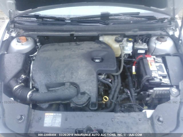 1G1ZC5EU4BF303072 - 2011 CHEVROLET MALIBU 1LT 银色 照片 10