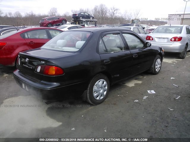 2T1BR12E0YC369875 - 2000 TOYOTA COROLLA VE/CE/LE BLACK photo 4