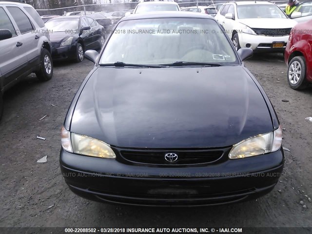 2T1BR12E0YC369875 - 2000 TOYOTA COROLLA VE/CE/LE BLACK photo 6