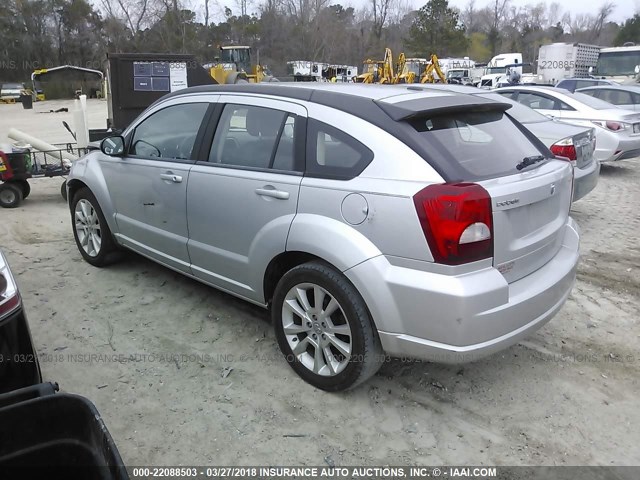 1B3CB5HA5BD231409 - 2011 DODGE CALIBER HEAT SILVER photo 3