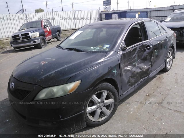 4T1BE46K59U876588 - 2009 TOYOTA CAMRY SE/LE/XLE BLACK photo 2