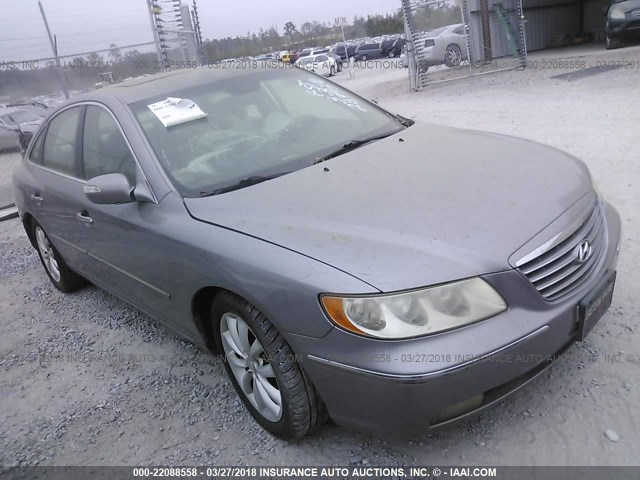 KMHFC46F18A274555 - 2008 HYUNDAI AZERA SE/LIMITED GRAY photo 1