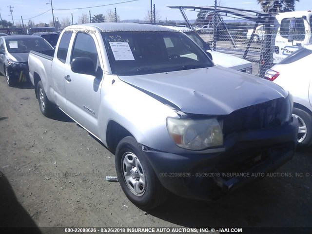 5TETX22N85Z082841 - 2005 TOYOTA TACOMA ACCESS CAB Silber Foto 1