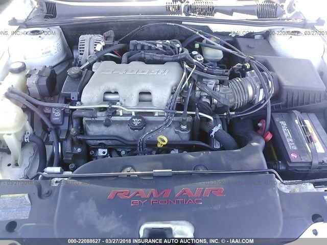 1G2NW12E33C319547 - 2003 PONTIAC GRAND AM GT WHITE photo 10