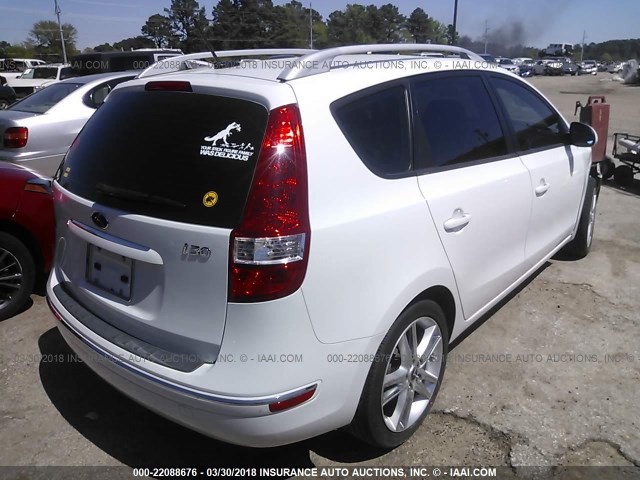 KMHDC8AE3BU113711 - 2011 HYUNDAI ELANTRA TOURING GLS/SE WHITE photo 4