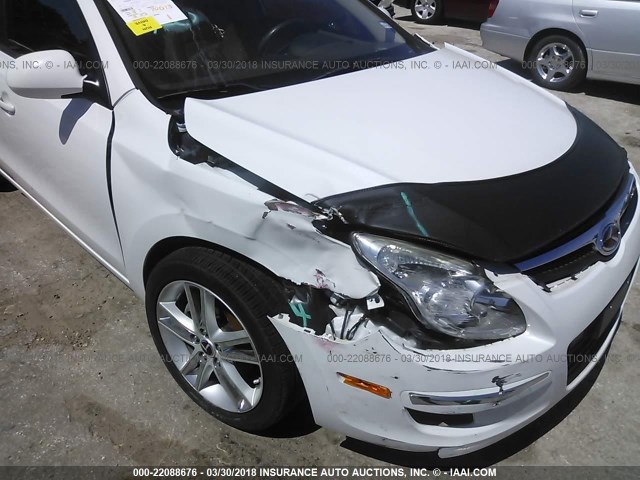 KMHDC8AE3BU113711 - 2011 HYUNDAI ELANTRA TOURING GLS/SE WHITE photo 6