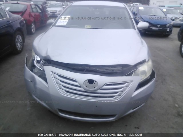 4T1BK46K57U514377 - 2007 TOYOTA CAMRY NEW GENERAT LE/XLE/SE SILVER photo 6