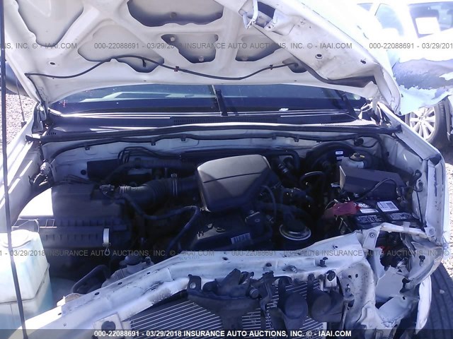 5TETX22N09Z653938 - 2009 TOYOTA TACOMA ACCESS CAB Ақ фото 10