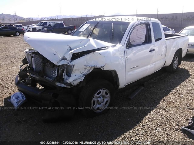 5TETX22N09Z653938 - 2009 TOYOTA TACOMA ACCESS CAB Ақ фото 2