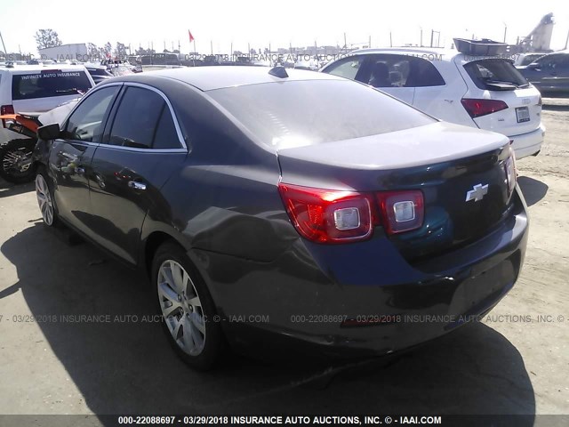 1G11H5SA4DF286611 - 2013 CHEVROLET MALIBU LTZ 灰色 照片 3